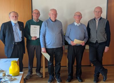 3 Mitgliedschaftsjubilare